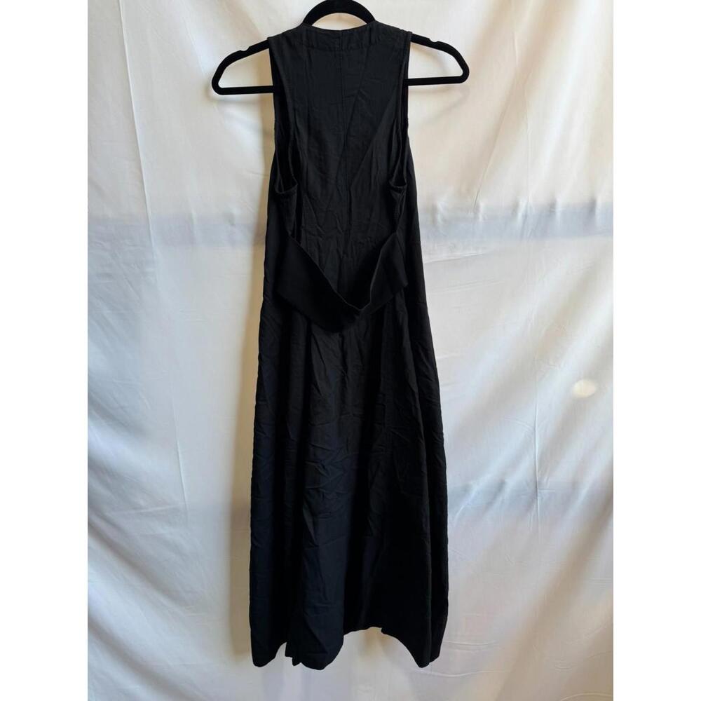 Proenza Schouler White Label Rumbled Button Front Dress Black Size 2 (READ) - Picture 5 of 15